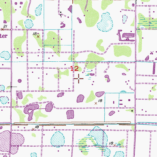 Topographic Map of Flying H Heliport, FL