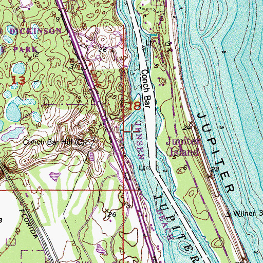 Topographic Map of ATC Heliport, FL