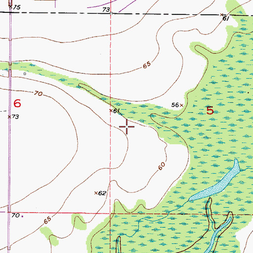 Topographic Map of Last Chance Ranch Airport, FL