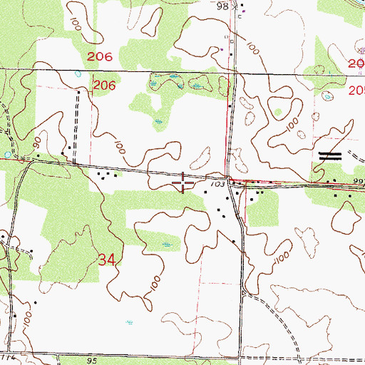 Topographic Map of Bass Limited Airport (historical), FL