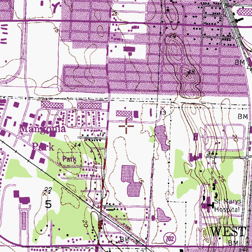 Topographic Map of WPEC Helistop, FL