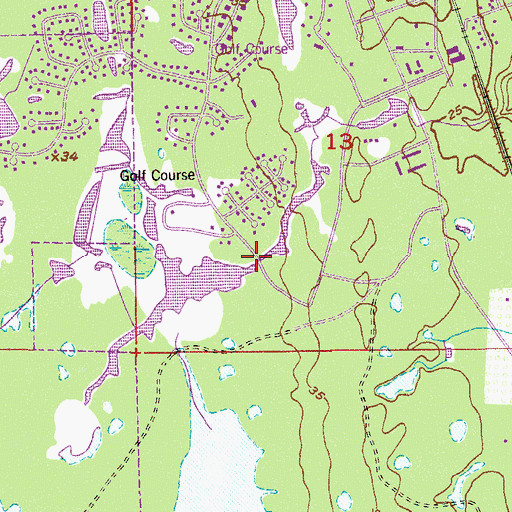 Topographic Map of Nierenberg Estate Heliport, FL