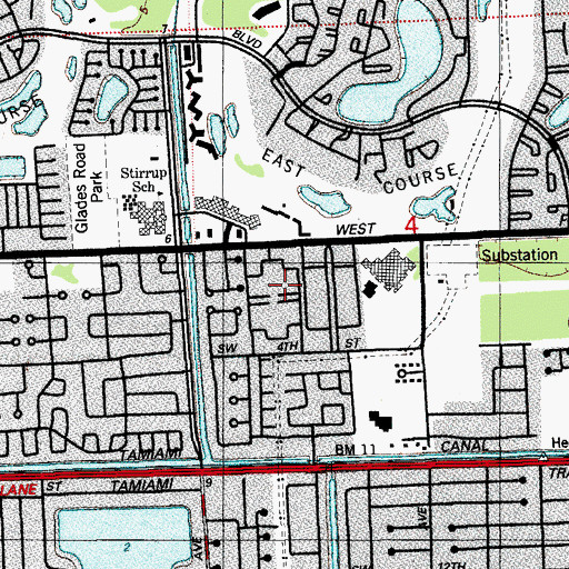Topographic Map of Florida Power and Light Corporation Heliport, FL