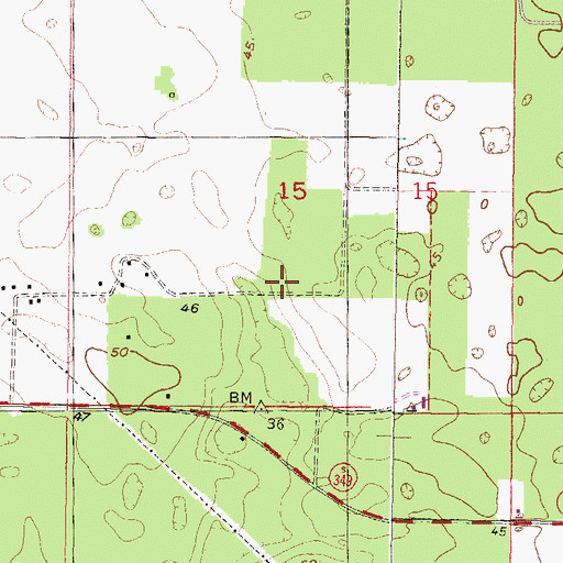 Topographic Map of Flying 'F' Farms Airport (historical), FL