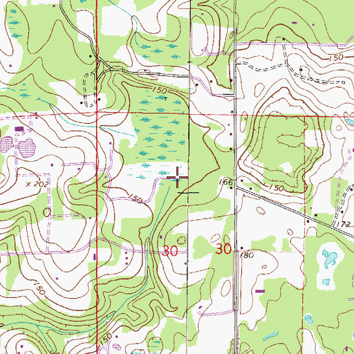 Topographic Map of Mulvihill Field (historical), FL