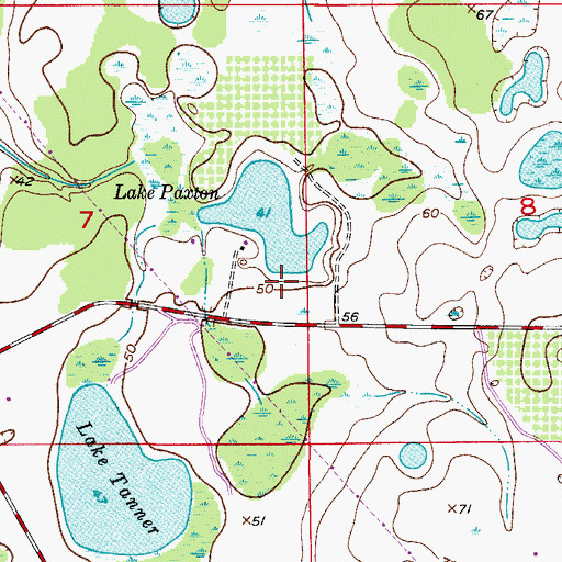 Topographic Map of Rybolt Ranch Airport, FL