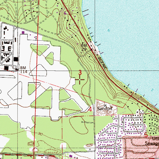 Topographic Map of Buchanan Heliport, FL