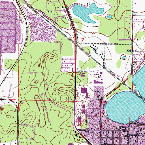 Topographic Map of Ringhaver Heliport, FL