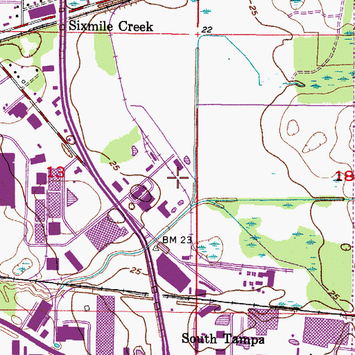Topographic Map of Rozier Heliport, FL