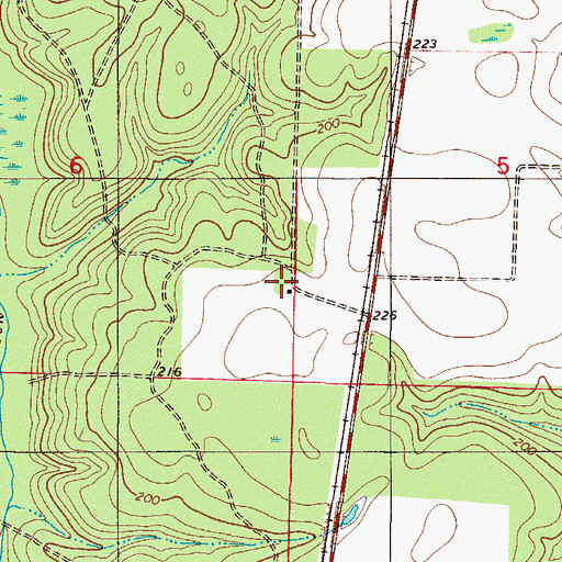 Topographic Map of Mc Kinnon Airpark, FL