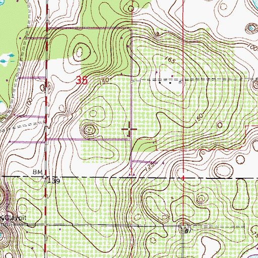 Topographic Map of Flying Exotics Airport (historical), FL