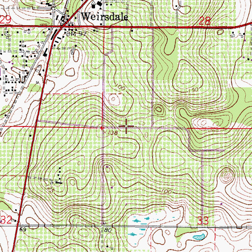 Topographic Map of Hobby Hill Airport, FL