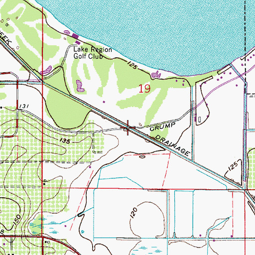 Topographic Map of Lazy B I Ranch Heliport, FL