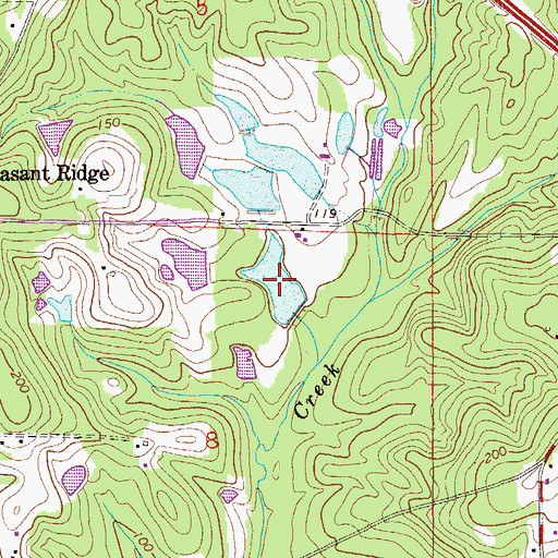Topographic Map of Sconiers Mill Pond, FL