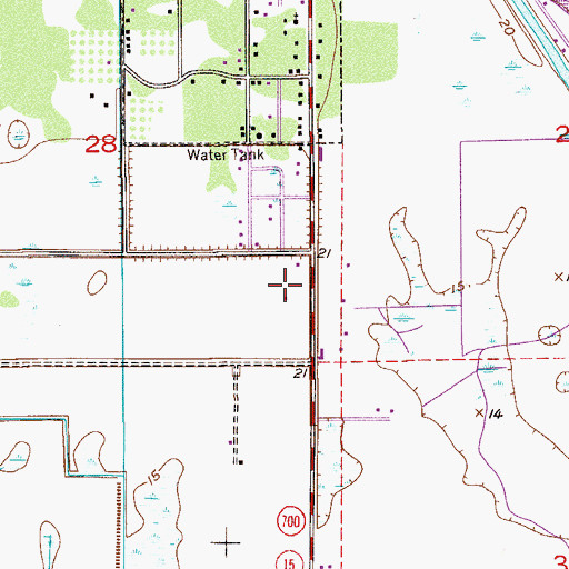 Topographic Map of WOKC-FM (Okeechobee), FL