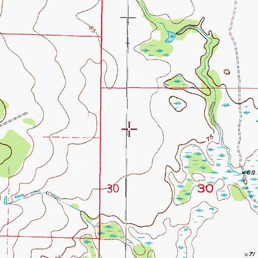 Topographic Map of WHVE-FM (Sarasota), FL