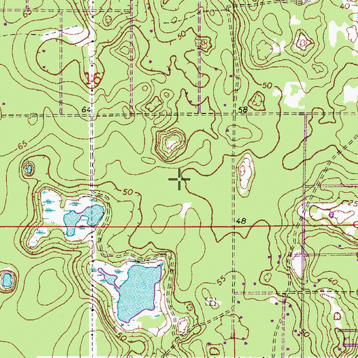 Topographic Map of WCEU-TV (New Smyrna Beach), FL