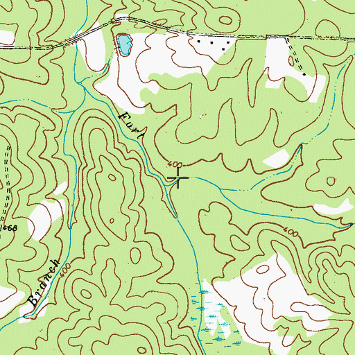 Topographic Map of Alfriend Branch, GA