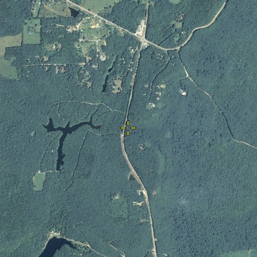 Aerial/Satellite Image of Allen Spring Gap, GA