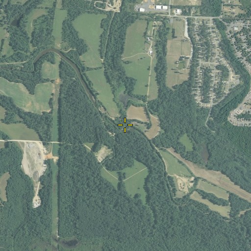 Aerial/Satellite Image of Amason Branch, GA