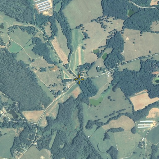 Aerial/Satellite Image of Bakers Bridge, GA
