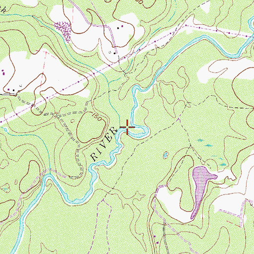 Topographic Map of Bay Branch, GA