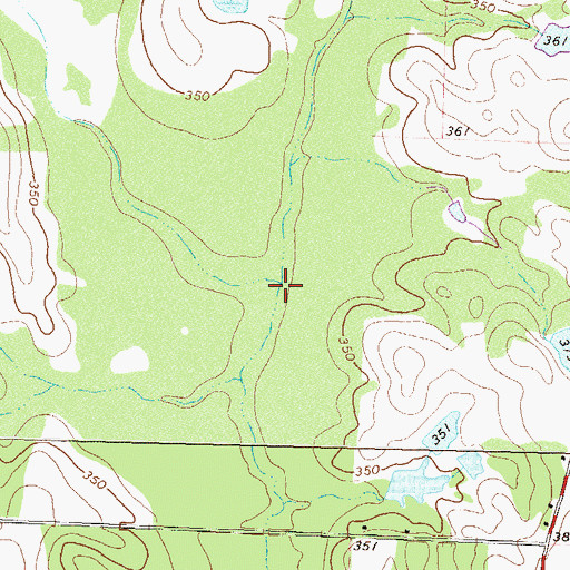 Topographic Map of Bay Branch, GA