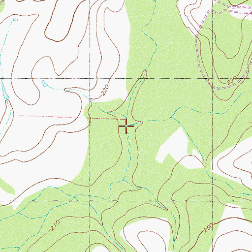Topographic Map of Big Creek, GA