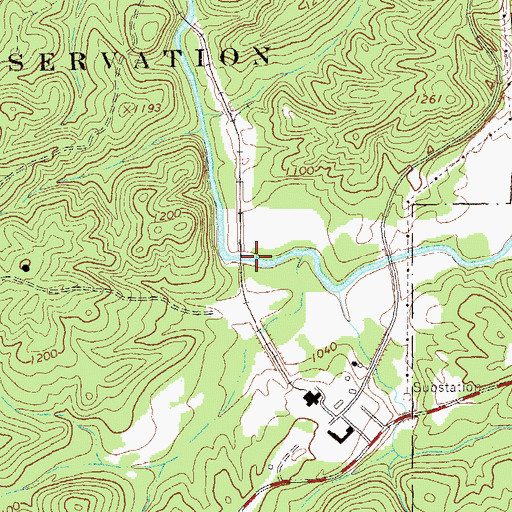 Topographic Map of Big Savannah, GA