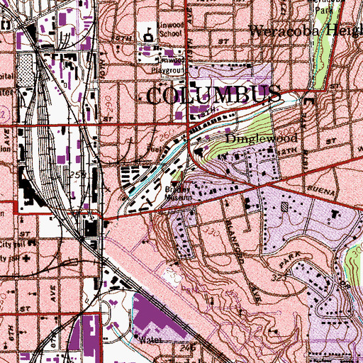 Topographic Map of Bradley Museum, GA