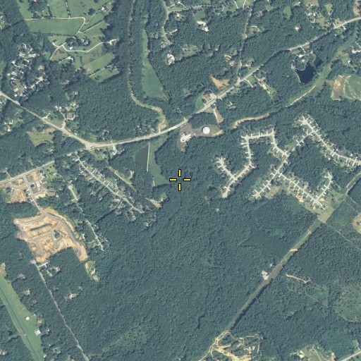 Aerial/Satellite Image of Brushy Fork, GA