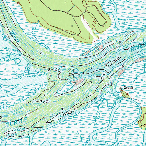 Topographic Map of Buffalo River, GA