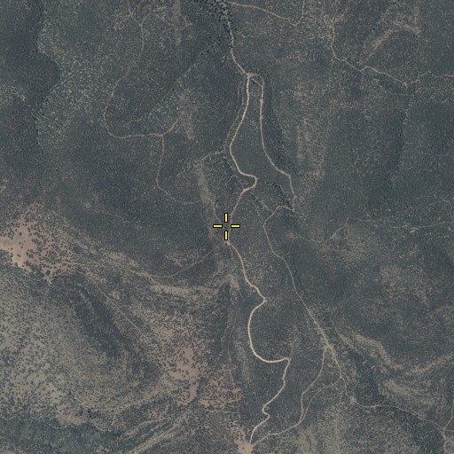 Aerial/Satellite Image of Lone Pine Divide, AZ