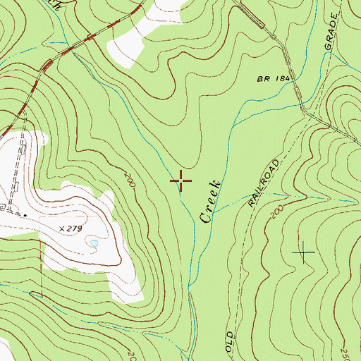 Topographic Map of Callahan Branch, GA