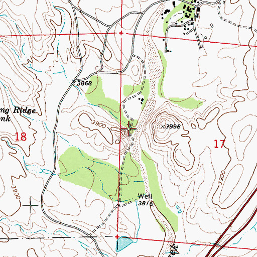 Topographic Map of Long Draw, AZ