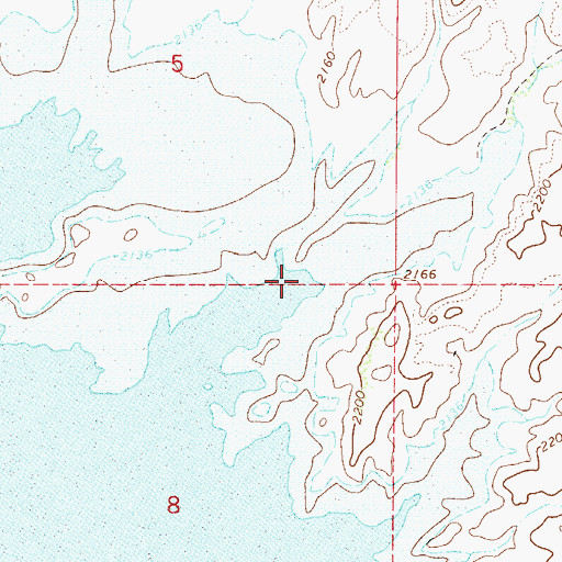 Topographic Map of Long Gulch, AZ