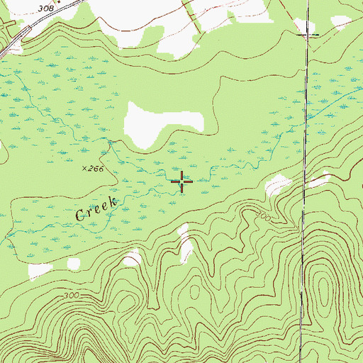 Topographic Map of Clear Creek, GA