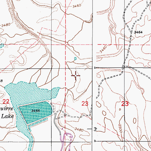 Topographic Map of Lopez Wash, AZ