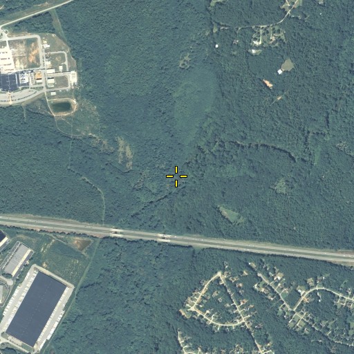 Aerial/Satellite Image of Cornish Creek, GA