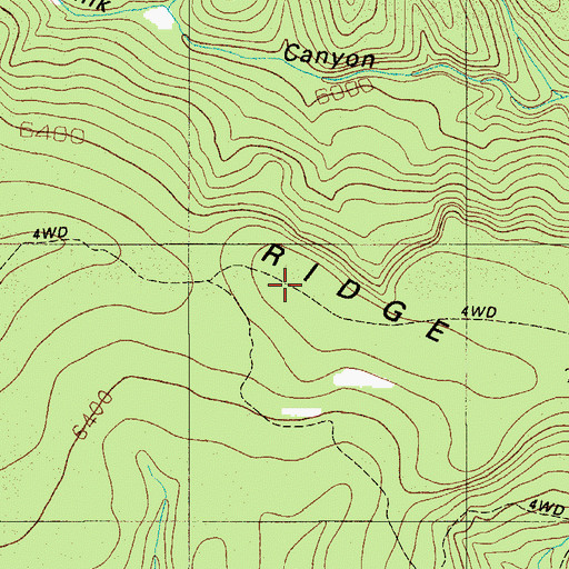 Topographic Map of Lost Tank Ridge, AZ