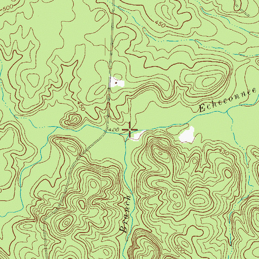 Topographic Map of Cumby Spring Branch, GA