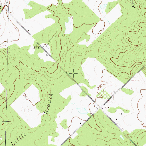 Topographic Map of Cypress River, GA