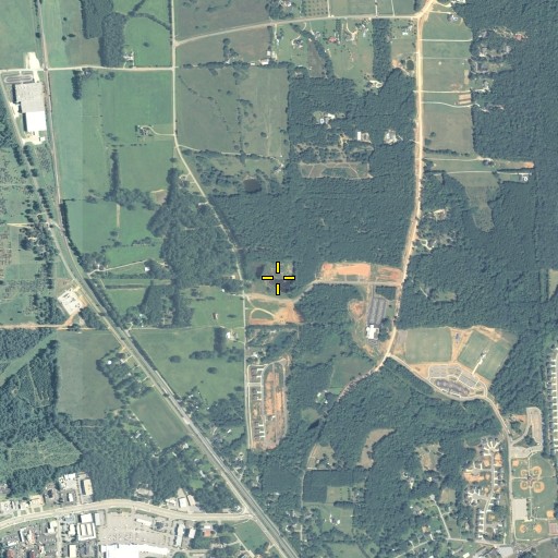 Aerial/Satellite Image of Davis Lake, GA