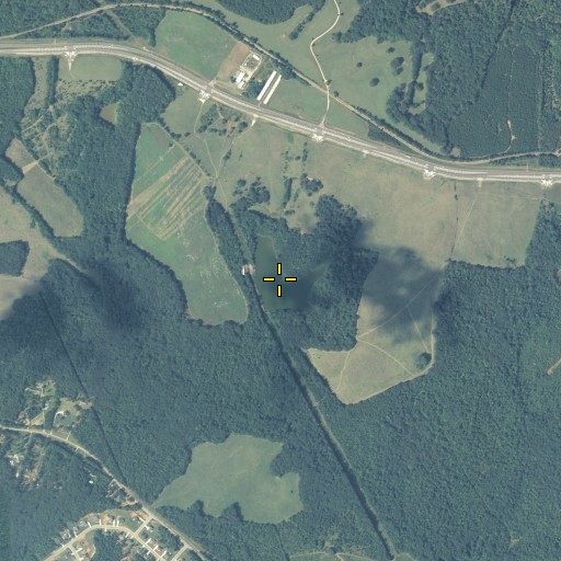 Aerial/Satellite Image of Davis Lake, GA