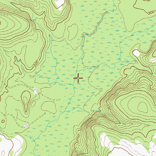 Topographic Map of Deep Creek, GA