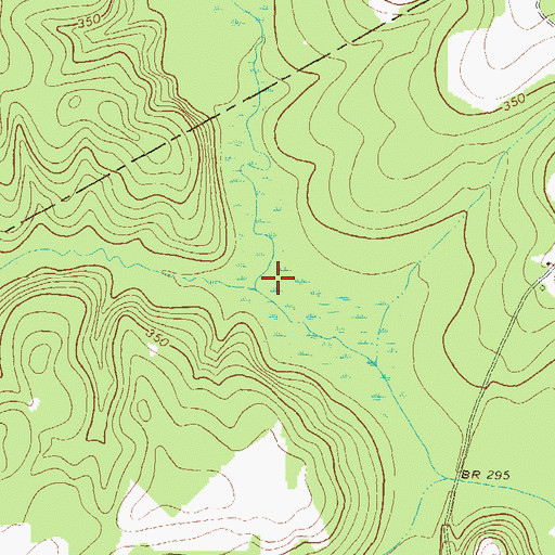 Topographic Map of Devils Branch, GA