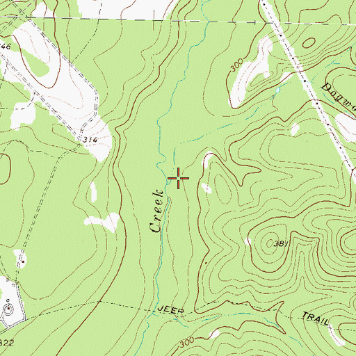 Topographic Map of Dogwood Branch, GA