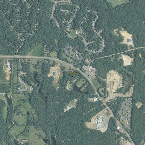 Aerial/Satellite Image of Doles Church, GA
