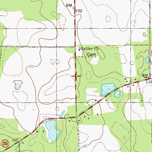 Topographic Map of Drakes Still, GA