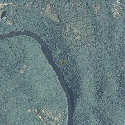 Aerial/Satellite Image of Dripping Rocks, GA